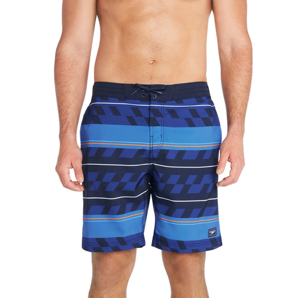 Speedo Men Printed Bondi Basin 9" Boardshorts Peacoat Size XXL - Picture 1 of 2